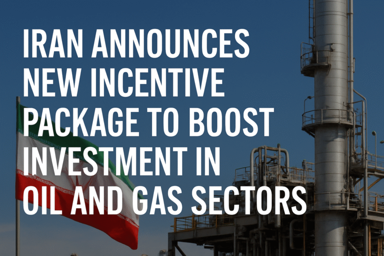 Iran announces new incentive package to boost investment in oil and gas sectors.